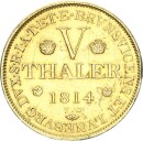 Braunschweig-Calenberg-Hannover Georg III. 5 Taler 1814...