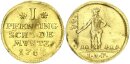 Braunschweig-Calenberg-Hannover Georg III. Goldabschlag zu einem Dukaten 1763 IAP (Zellerfeld) Gold ss