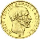Braunschweig-Calenberg-Hannover Ernst August 5 Taler 1849 B (Hannover) Gold vz-stgl.