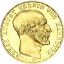 Braunschweig-Calenberg-Hannover Ernst August 10 Taler 1849 B (Hannover) Gold vz