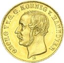 Braunschweig-Calenberg-Hannover Georg V. 2 1/2 Taler 1853 B (Hannover) Gold vz