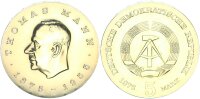 DDR Gedenkmünze 5 Mark 1975 A Thomas Mann pfr., stgl. Jäger 1556