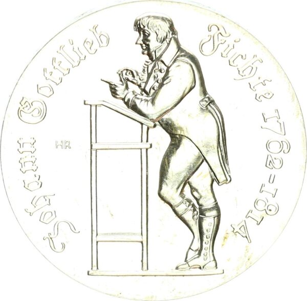 DDR Gedenkmünze 10 Mark 1990 A Johann Gottlieb Fichte silver pfr., f. stgl.