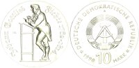 DDR Gedenkmünze 10 Mark 1990 A Johann Gottlieb Fichte silver pfr., f. stgl.