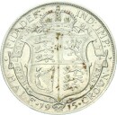 Großbritannien George V. 1/2 Crown 1915 Silber ss/vz