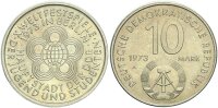 DDR Gedenkmünze 10 Mark 1973 A X. Weltfestspiele pfr., f. stgl. Jäger 1545