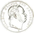 Brandenburg-Preußen Wilhelm I. Siegestaler 1866 A...