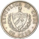 Mittelamerika und Karibik Kuba 1 Peso 1934 Silber ss+