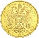 Österreich Franz Joseph I. 10 Kronen (Corona) 1912 Gold pfr., stgl.