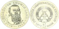 DDR Gedenkmünze 5 Mark 1977 A Friedrich Ludwig Jahn stgl. Jäger 1564