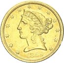 Vereinigte Staaten von Amerika / USA 5 Dollar 1899 S (San...