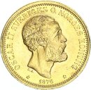 Schweden Oskar II. 20 Kronor 1876 EB König von...
