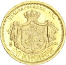 Schweden Oskar II. 20 Kronor 1876 EB König von...