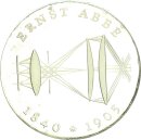 DDR Gedenkmünze 20 Mark 1980 A Ernst Abbe Silber PP...
