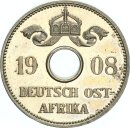 Deutsch-Ostafrika 10 Heller 1908 J min. berührte PP...
