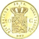 Niederlande Königreich Willem III. 10 Gulden 1875...
