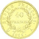 Frankreich Königreich Napoléon I. 40 Francs...