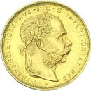 Österreich Franz Joseph I. 8 Florin 20 Franken 1892...