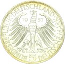 BRD Gedenkmünze 5 DM 1957 J Freiherr von Eichendorff...