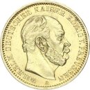 Preußen Wilhelm I. 20 Mark 1876 A Gold vz...