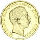 Preußen Wilhelm II. 20 Mark 1908 A Gold vz+/f....