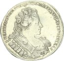 Russland Kaiserreich Anna Ivanovna Rubel 1732 Moskau...