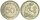 BRD Kursmünze 50 Pfennig 1950 J (Hamburg) leicht dezentriert, Randstab ungleichmässig Kupfer-Nickel ss-vz