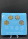 San Marino KMS 20 Cent, 50 Cent, 1 Euro & 2 Euro 2002...