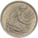 BRD Kursmünze 50 Pfennig 1950 G (Karlsruhe) Bank...