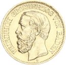 Baden Friedrich I. 10 Mark 1876 G Gold vz/f. vz...