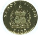 Australien und Ozeanien Samoa 100 Tala 1988 Kon-Tiki Gold PP