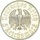Drittes Reich 5 Reichsmark 1933 A Martin Luther Silber min. berührte PP Jäger 353