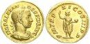 Kaiserzeit Severus Alexander AV-Aureus 232 n. Chr. Rom Gold vz