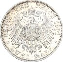 Sachsen-Weimar-Eisenach Wilhelm Ernst 2 Mark 1901 A Silber vz/stgl. Jäger 157