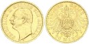 Anhalt Friedrich II. 20 Mark 1904 A Regierungsantritt Gold ss/vz Jäger 182