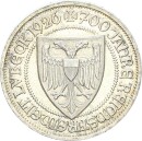 Weimarer Republik 3 Reichsmark 1926 A Lübeck Silber...