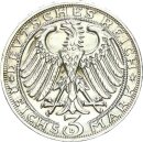 Weimarer Republik 3 Reichsmark 1928 D Albrecht Dürer Silber vz+ Jäger 332