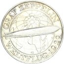 Weimarer Republik 3 Reichsmark 1930 G Zeppelin Silber vz...