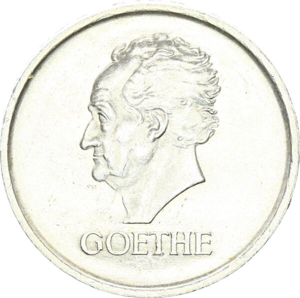 Weimarer Republik 3 Reichsmark 1932 A Goethe silver vz/vz+