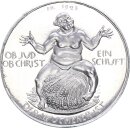 Weimarer Republik Medaille 1923 Der Wucherer Aluminium vz+