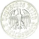 Drittes Reich 2 Reichsmark 1933 F Martin Luther Silber f....