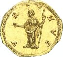 Kaiserzeit Lucius Verus AV-Aureus 164/169 n .Chr. Rom für Lucilla Gold vz
