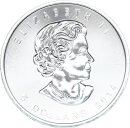 Kanada 5 Dollars Maple Leaf Silber stgl., bfr.