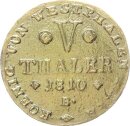 Westfalen Königreich Hieronymus Napoleon 5 Taler 1810 B Gold s-ss
