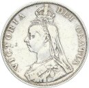 Großbritannien Victoria 4 Shilling (Double Florin) 1889 Silber f. ss