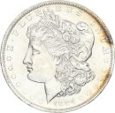 USA Morgan Dollar 1884 O (New Orleans) Silber f. stgl./stgl.
