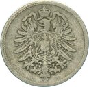 Kaiserreich 10 Pfennig 1875 E kleiner Adler s-ss...