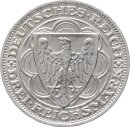 Weimarer Republik 3 Reichsmark 1927 A Bremerhaven Silber vz+ Jäger 325