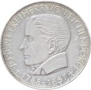 BRD Gedenkmünze 5 DM 1957 J Freiherr von Eichendorff Silber vz+ Jäger 391