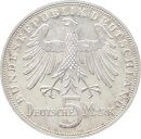 BRD Gedenkmünze 5 DM 1955 F Friedrich von Schiller Silber vz-stgl. Jäger 389